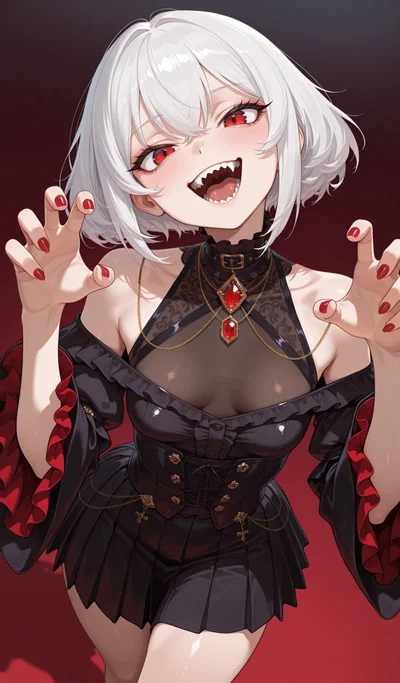 Lily and Elizabeth, Vampire accidently turned you and now she has to take care of you