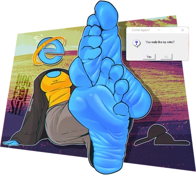 Internet Explorer feet