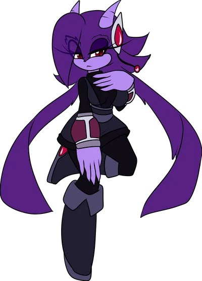 Amethia (Lilac sash Black)
