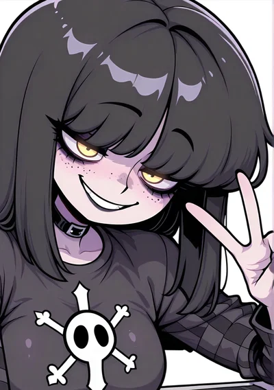 Rachel | Weird gothic roommate