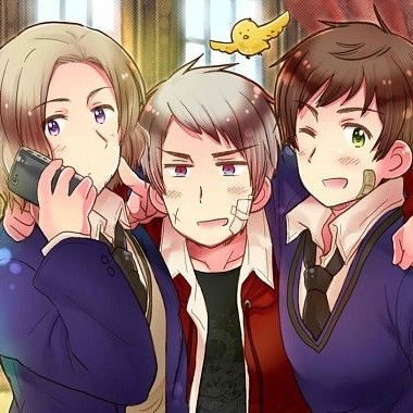 🇫🇷🇩🇪🇪🇸 Bad Touch Trio / Gakuen Hetalia