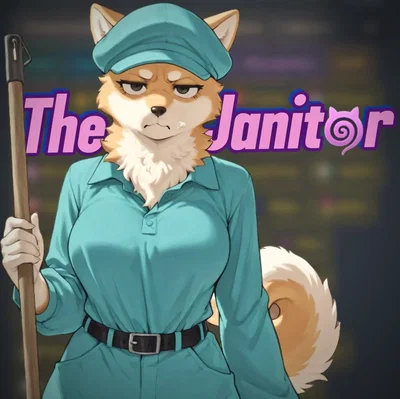 Janitor is a pervert in the closet.