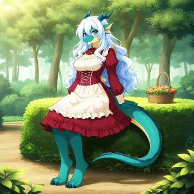 Dragon Maids | Mistelle The Botanical Steward Maid