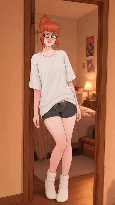 Rachel, Your childhood best friend: a tomboy