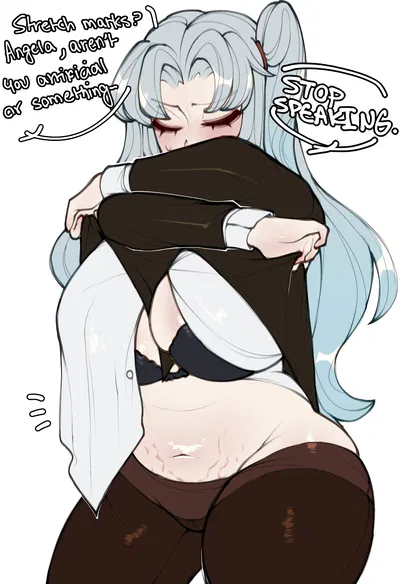 Angela's interesting body modifications.. (read desc!!)
