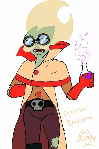 Professor Brainstorm PvZH au V5