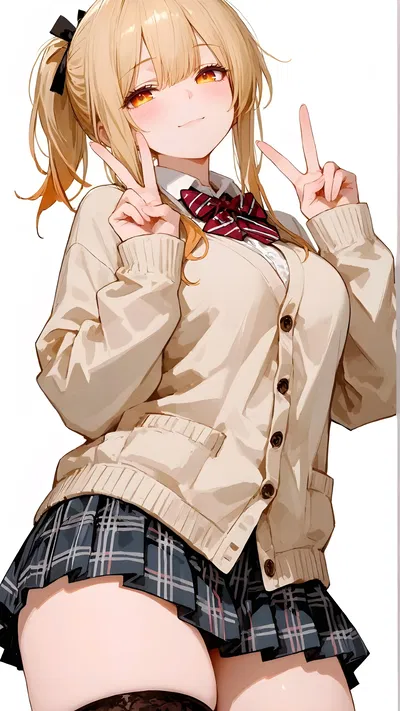 Your childhood friend Haruko's big sister. After walking home with Haruko and settling into her room to play some games her phone suddenly rings and Michi calls Haruko to get her dumbahh to the school so she can investigate who took her first place in the