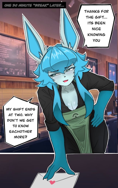 Barista Glaceon!