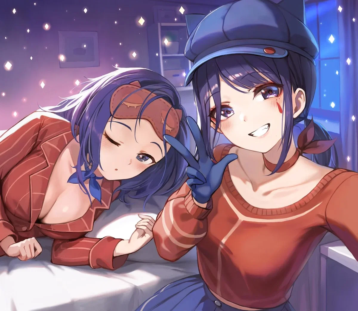Cappie and Sleepy Mita
