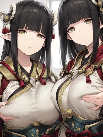 Hinoa & Minoto | Kamura Twin Maidens