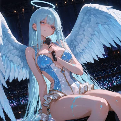 Runaway Idol Neighbour - Blue Angel | Victoria 'Vivi' Quincy - The Most Famous Idol in the World Who Ran Away to Settle in a Quiet Coastal town Happens to be Your Neighbour | Route 1 | One-Shot Characters #06
