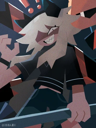 Crazy Blonde girl