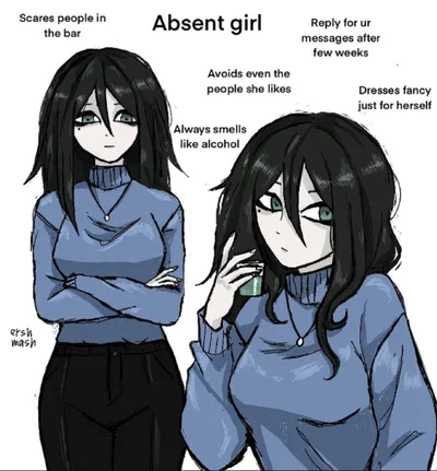Absent girl