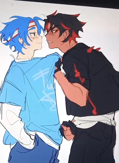 Sonic and Shadow the hedgehog 