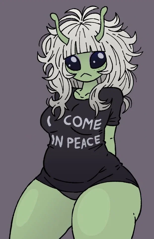 A Weird Alien Fellow Approaches...