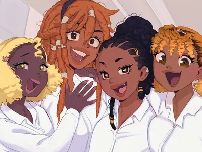 Choco-Toro and her friends