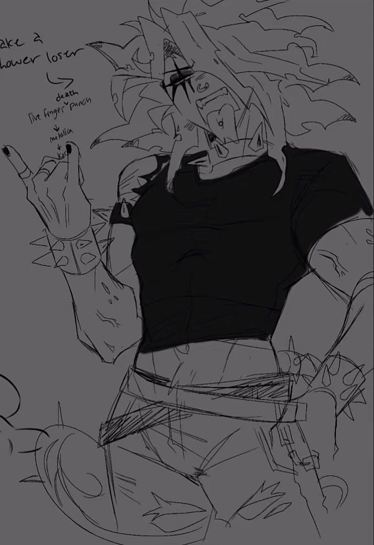 Sprout the Emo Boy