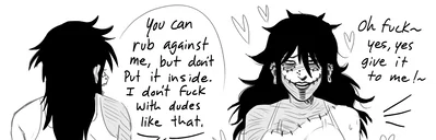 Kinktober day 13: temperature play with Dabi (Touka Todoroki)