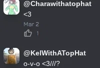 Chara and kel have tophats