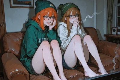 Two Girls, One Couch: BIG BONG & The Pipe