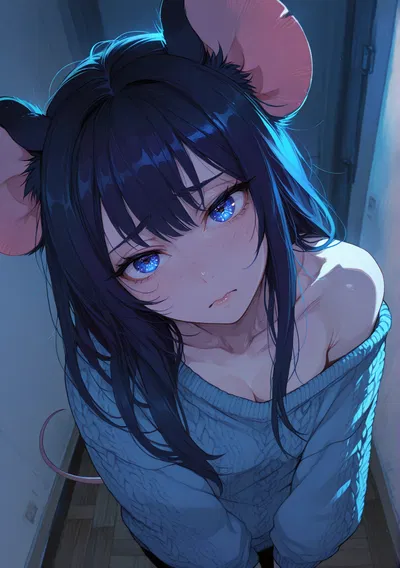 "Please don’t make me keep running tonight.” | Rilka - Mouse Girl 