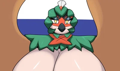 The Decidueye who hungers (female)