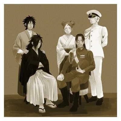 Hashirama and Madara II Meiji Restoration AU
