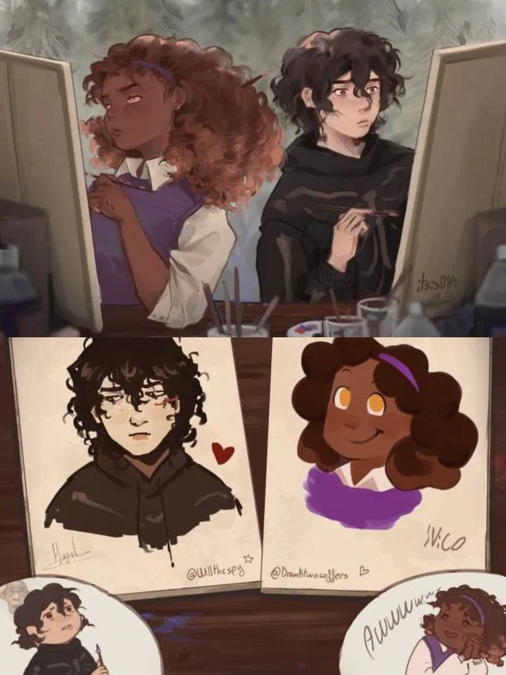 Nico Di Angelo + Hazel Levesque