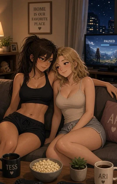 Tess and Ari, your lesbian roommates