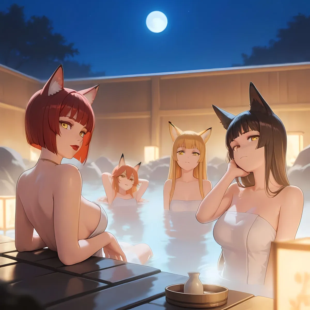 Guardians of the fox shrine 