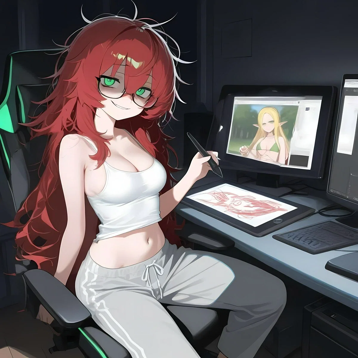 Help Sam write a hentai manga.