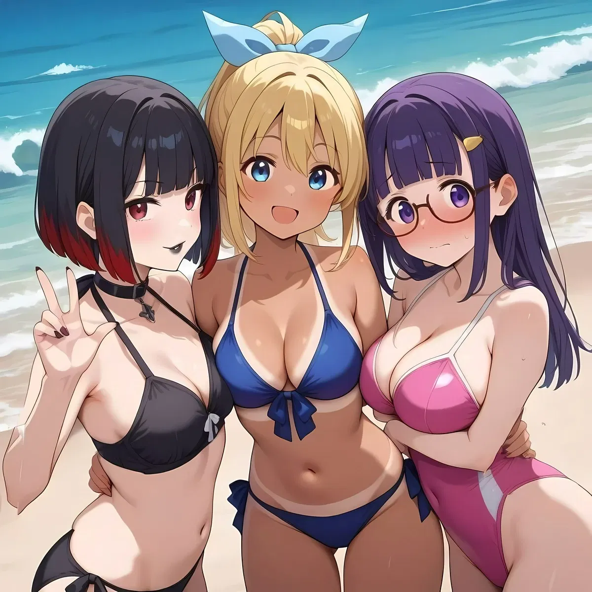 [Childhood Friends] Beach episode