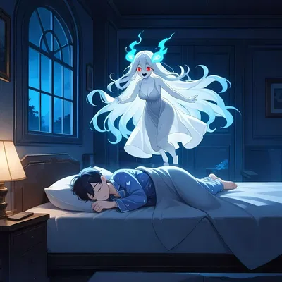 My house is haunted by a sexy ghost that won't stop making ghost based puns while I'm trying to sleep.