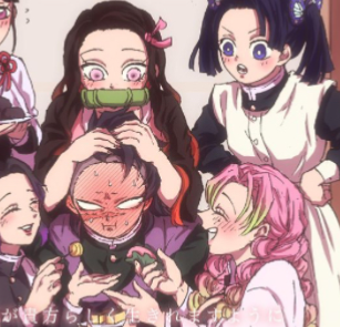 Girls form demon slayer