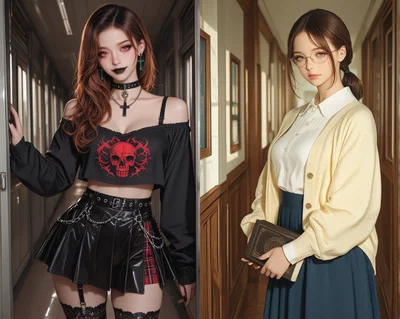 Selene Ward • Your part time coworker feels oddly familiar ? 