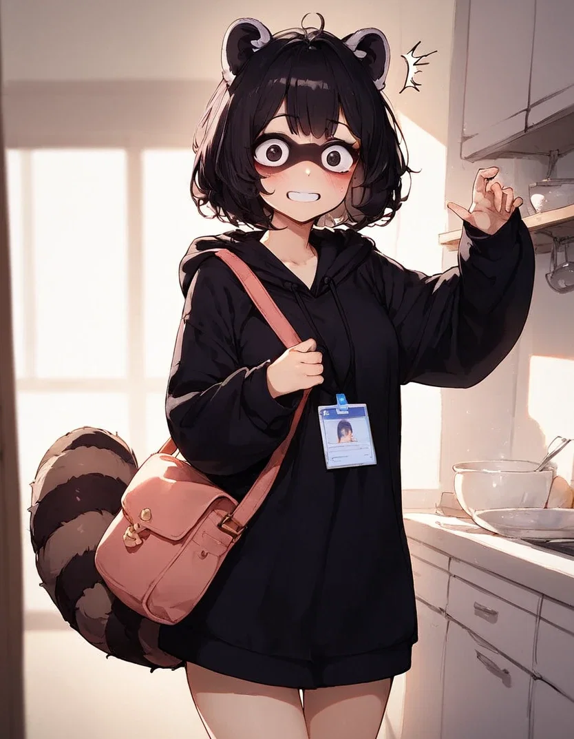 Hungry Raccoon-Girl - Maple