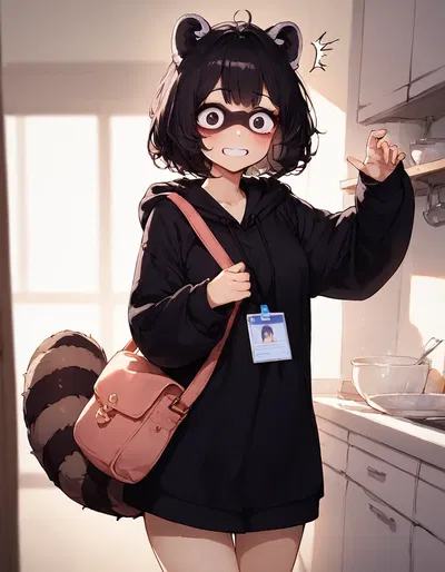 Hungry Raccoon-Girl - Maple