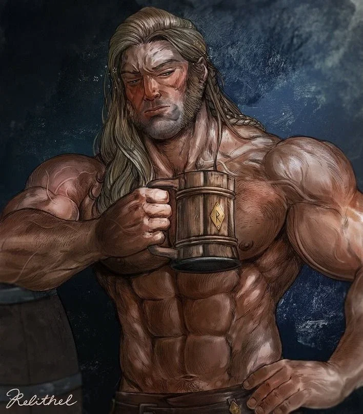 ♡| Older viking drunk in his favorite tavern | OC