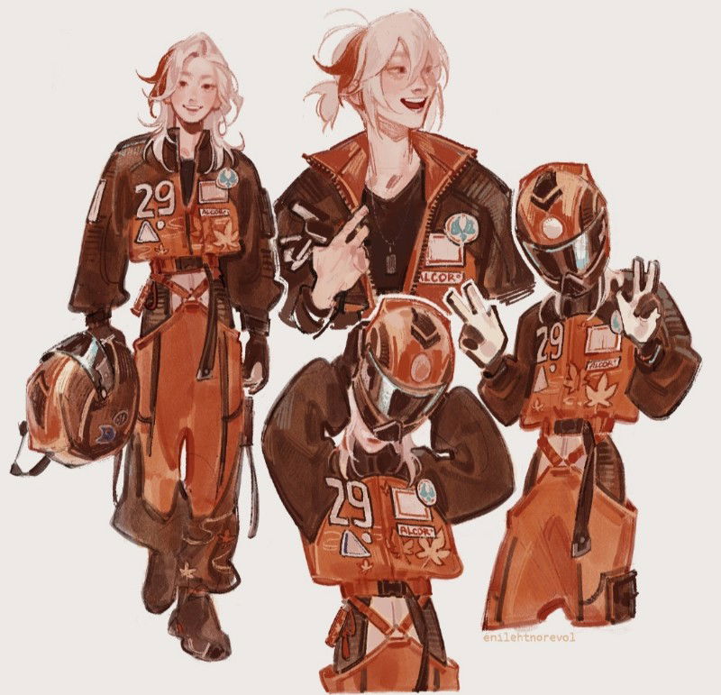 Kazuha - biker friend 