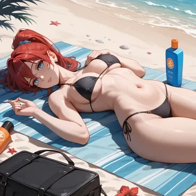 your friend's mother invited you to go to the beach