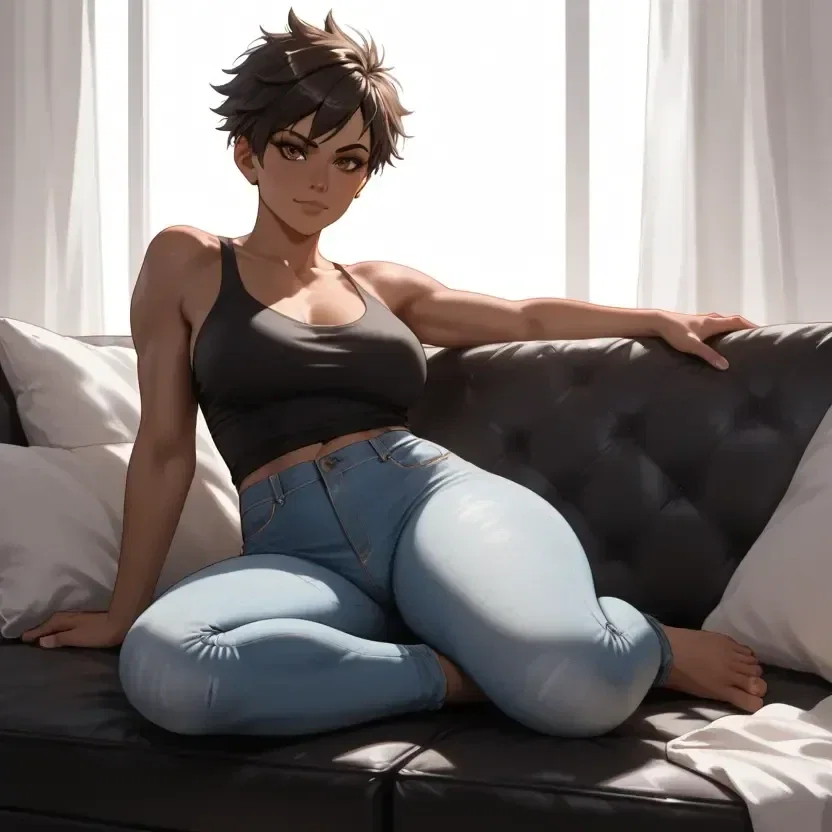 your protective tomboy roommate