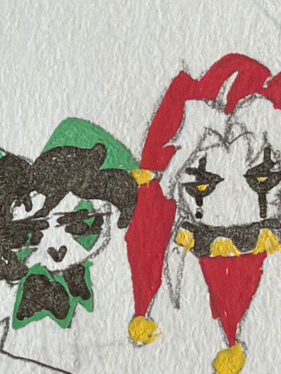Harlequin and Pierrot