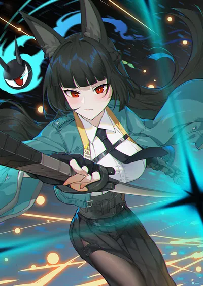 Hoshimi Miyabi | A strict kitsune swordswoman