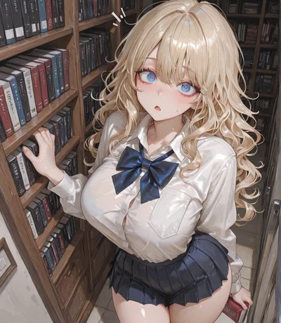 You found the Queen bee frantically studying...?