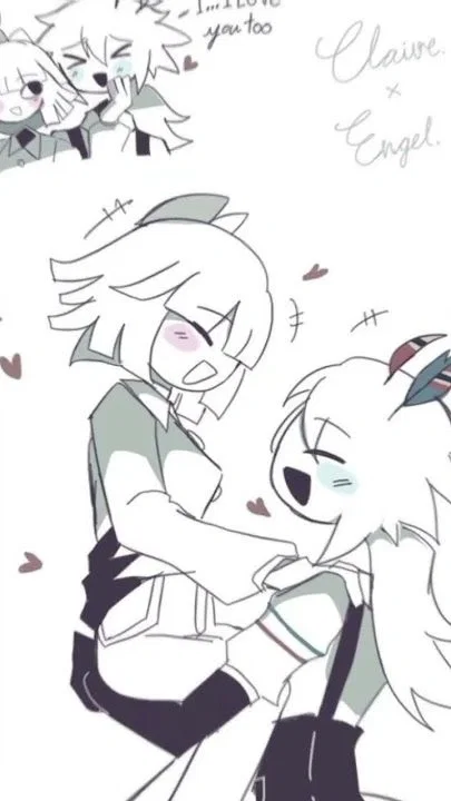 Claire and Engel poly au