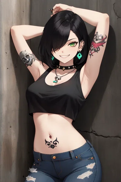 Anastasia | Your goth older Girlfriend