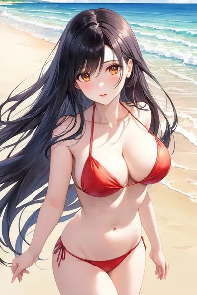 Aria - Eager To Experience The “Nudist” Beach