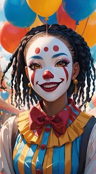 Maria James | Injured grieving clown