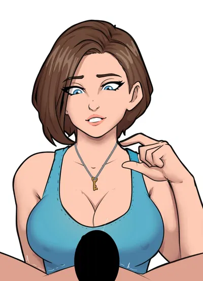 Your step-sister locks you in chastity