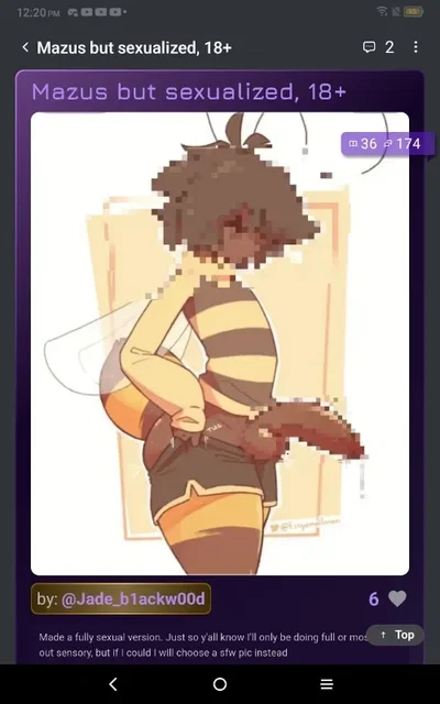 Mazus but sexualized, 18+